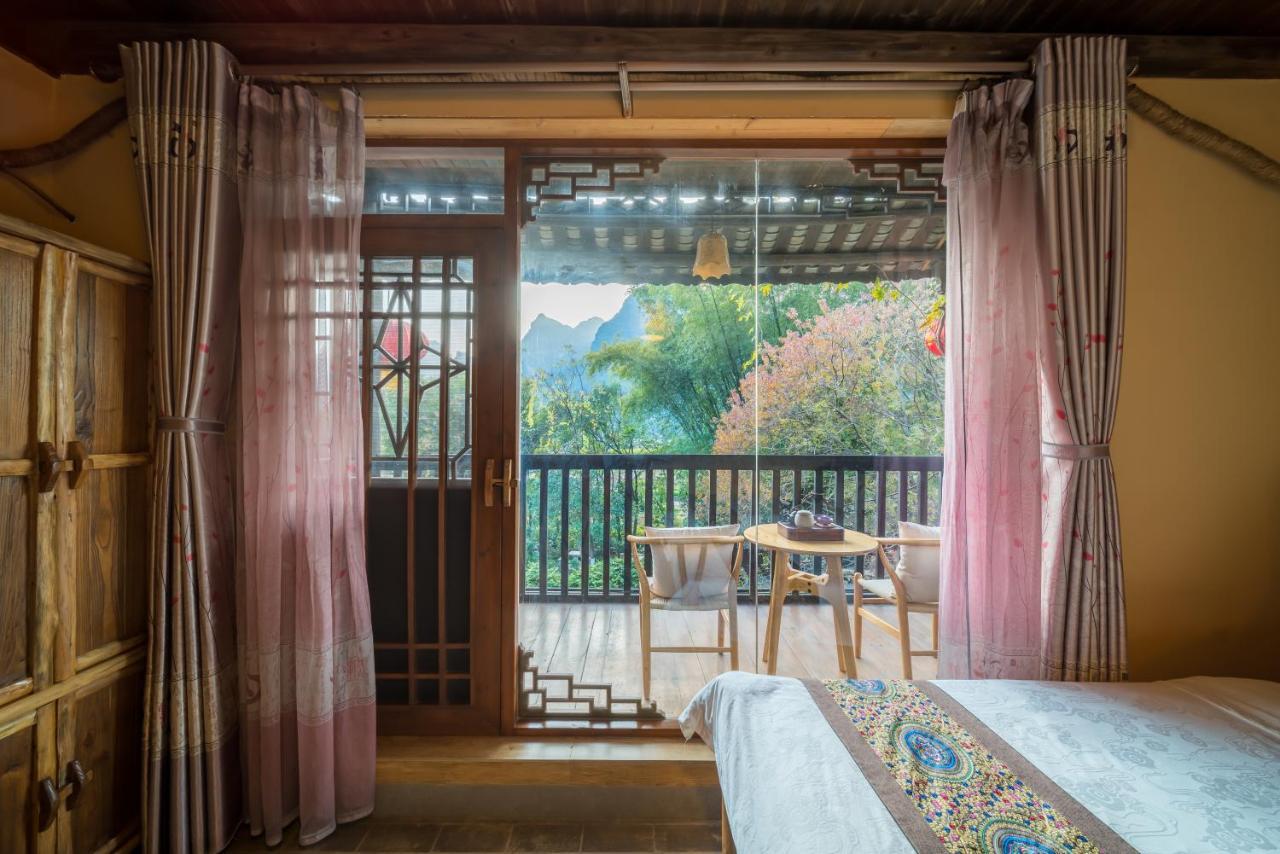 Yangshuo Tea Cozy--One Way Free Pick Up From Airport Or Ts 4 Nights Guest House Ngoại thất bức ảnh