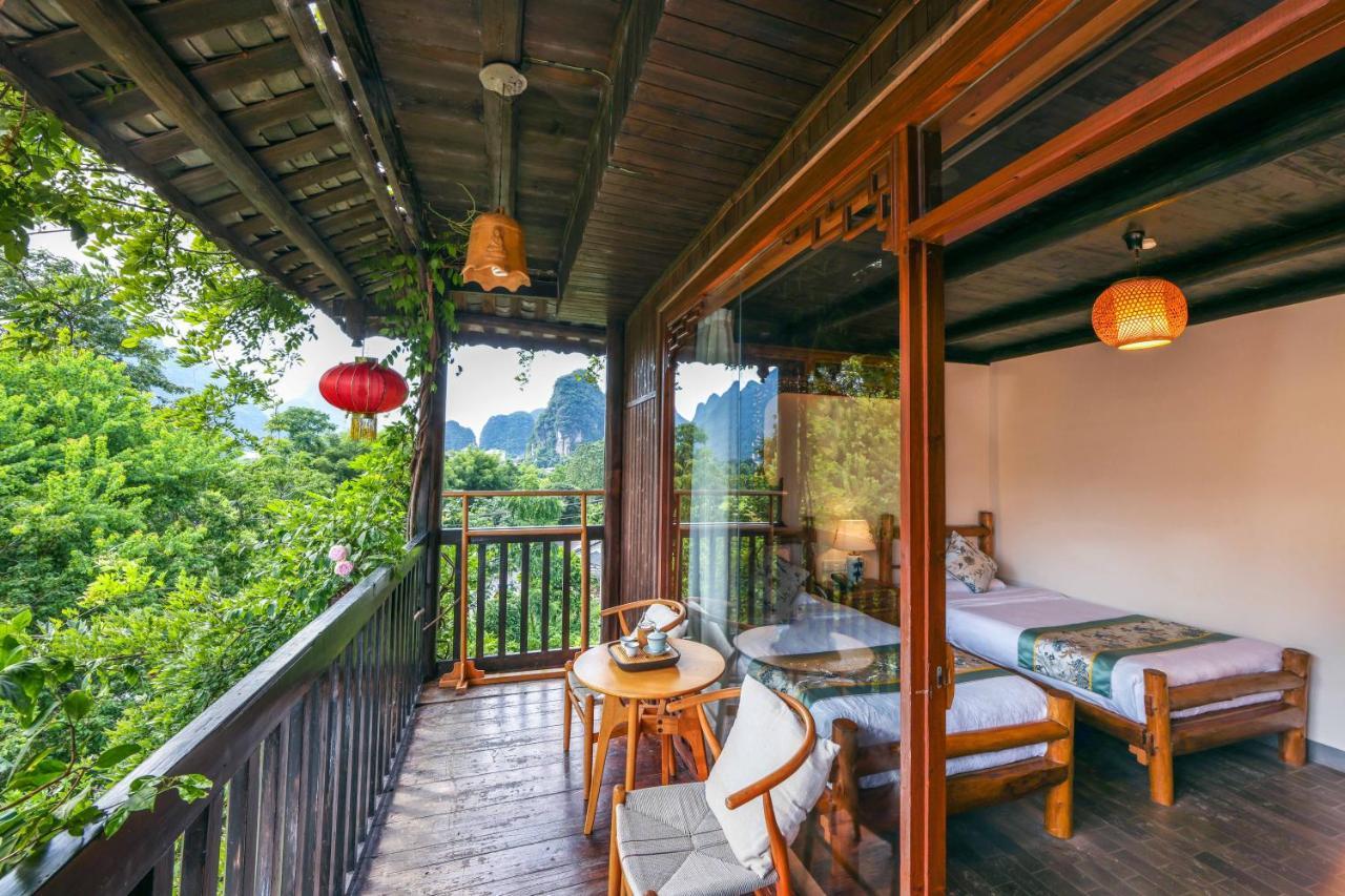 Yangshuo Tea Cozy--One Way Free Pick Up From Airport Or Ts 4 Nights Guest House Ngoại thất bức ảnh
