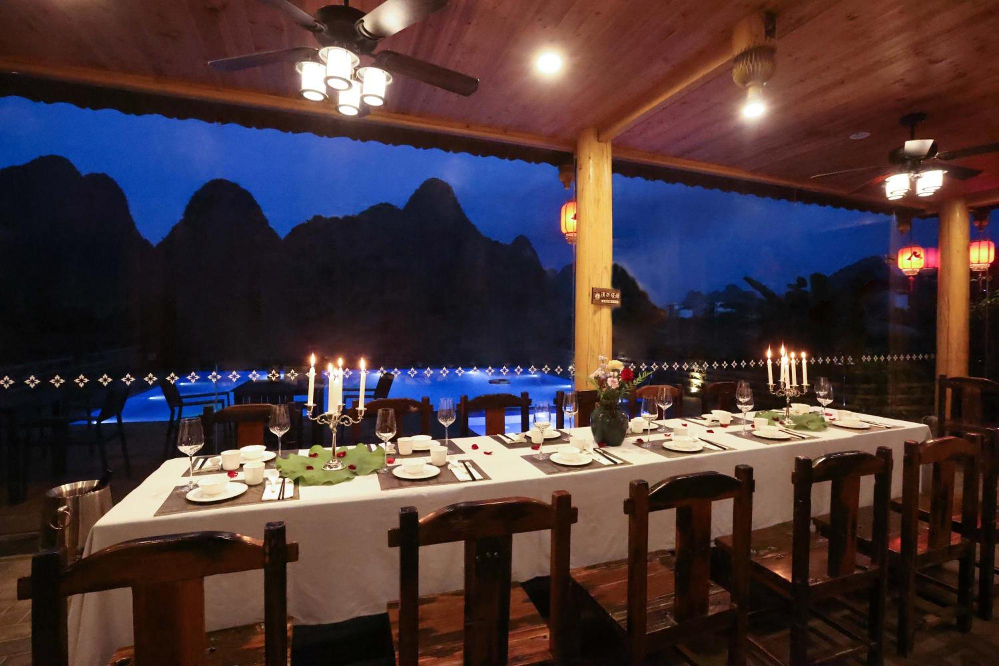 Yangshuo Tea Cozy--One Way Free Pick Up From Airport Or Ts 4 Nights Guest House Ngoại thất bức ảnh