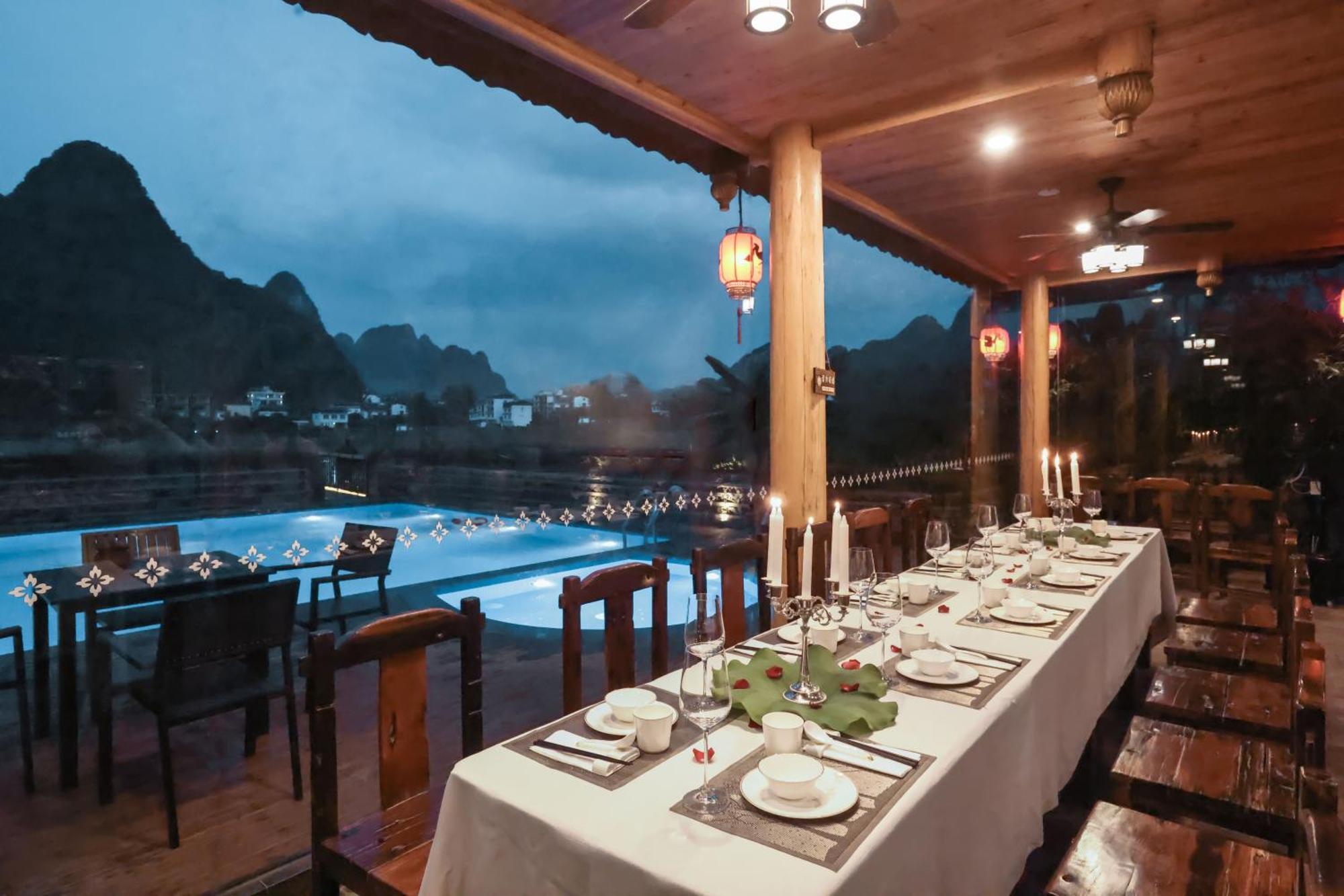 Yangshuo Tea Cozy--One Way Free Pick Up From Airport Or Ts 4 Nights Guest House Ngoại thất bức ảnh