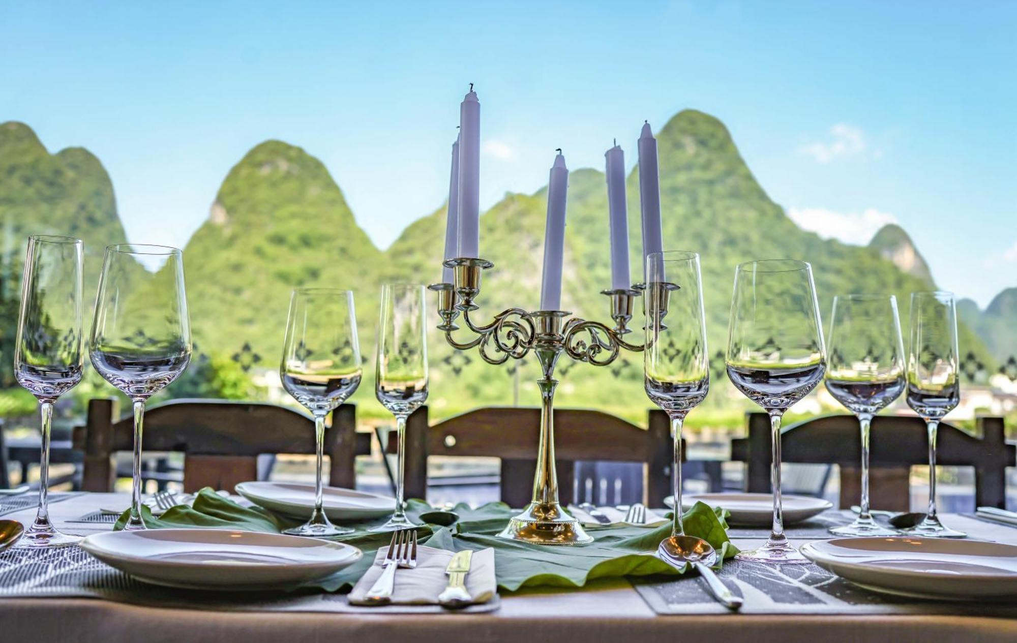 Yangshuo Tea Cozy--One Way Free Pick Up From Airport Or Ts 4 Nights Guest House Ngoại thất bức ảnh