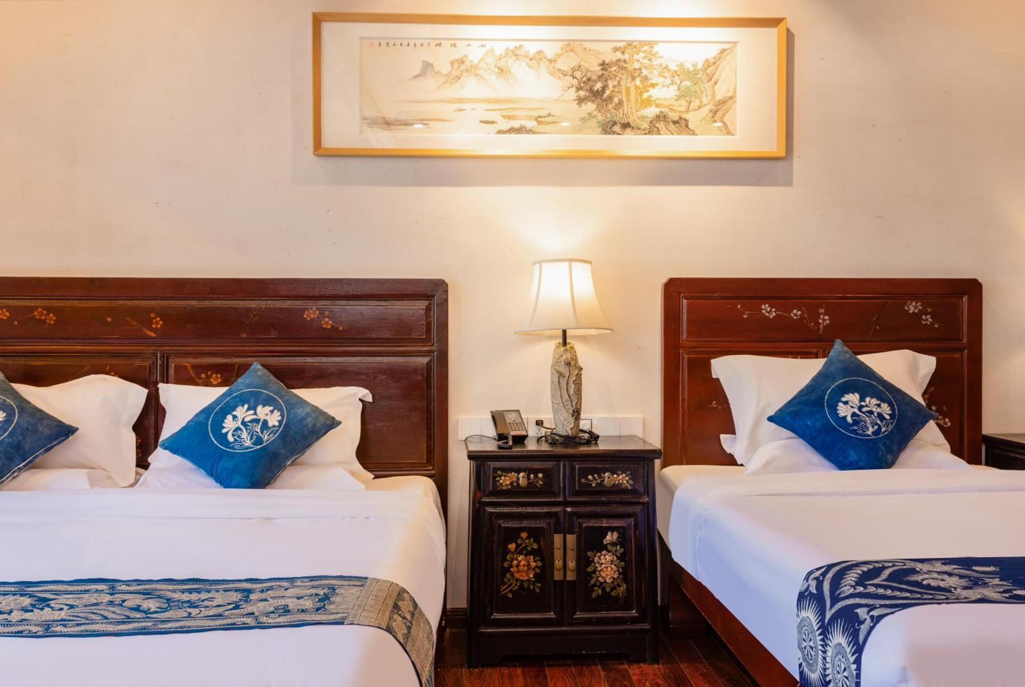 Yangshuo Tea Cozy--One Way Free Pick Up From Airport Or Ts 4 Nights Guest House Ngoại thất bức ảnh